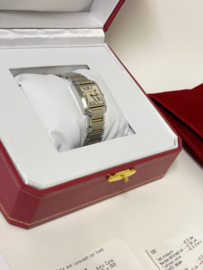 Cartier Tank Francaise Staal / Goud Model 2384 Quartz Incl Cartier Garantie