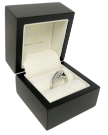Witgouden Solitair Ring 0.25 ct Briljant Geslepen Diamant - G / VVS