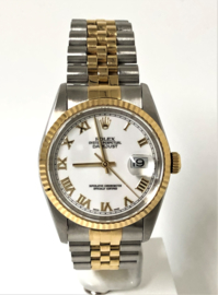 Rolex Datejust White Roman Dial 36 mm - 1996 / Inclusief Garantie