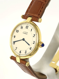 Cartier le Must Vermeil Ronde Quartz  Polshorloge Midsize 30 mm Incl. Garantie