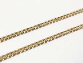 14 K Gouden Gourmet Schakel Ketting - 60 cm / 10,95 g