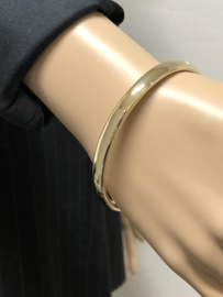 14 Karaat Gouden Slaven Armband / Bangle Draaglengte 19.5 cm - 13,7 g / 7 mm