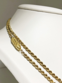 Antiek 14 K Gouden Koord Collier Jaren '20- 100 cm / 13,95 g