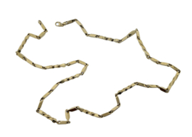14 Karaat Gouden Fantasie Schakelketting Heren - 66 cm / 4 mm / 19.77 g