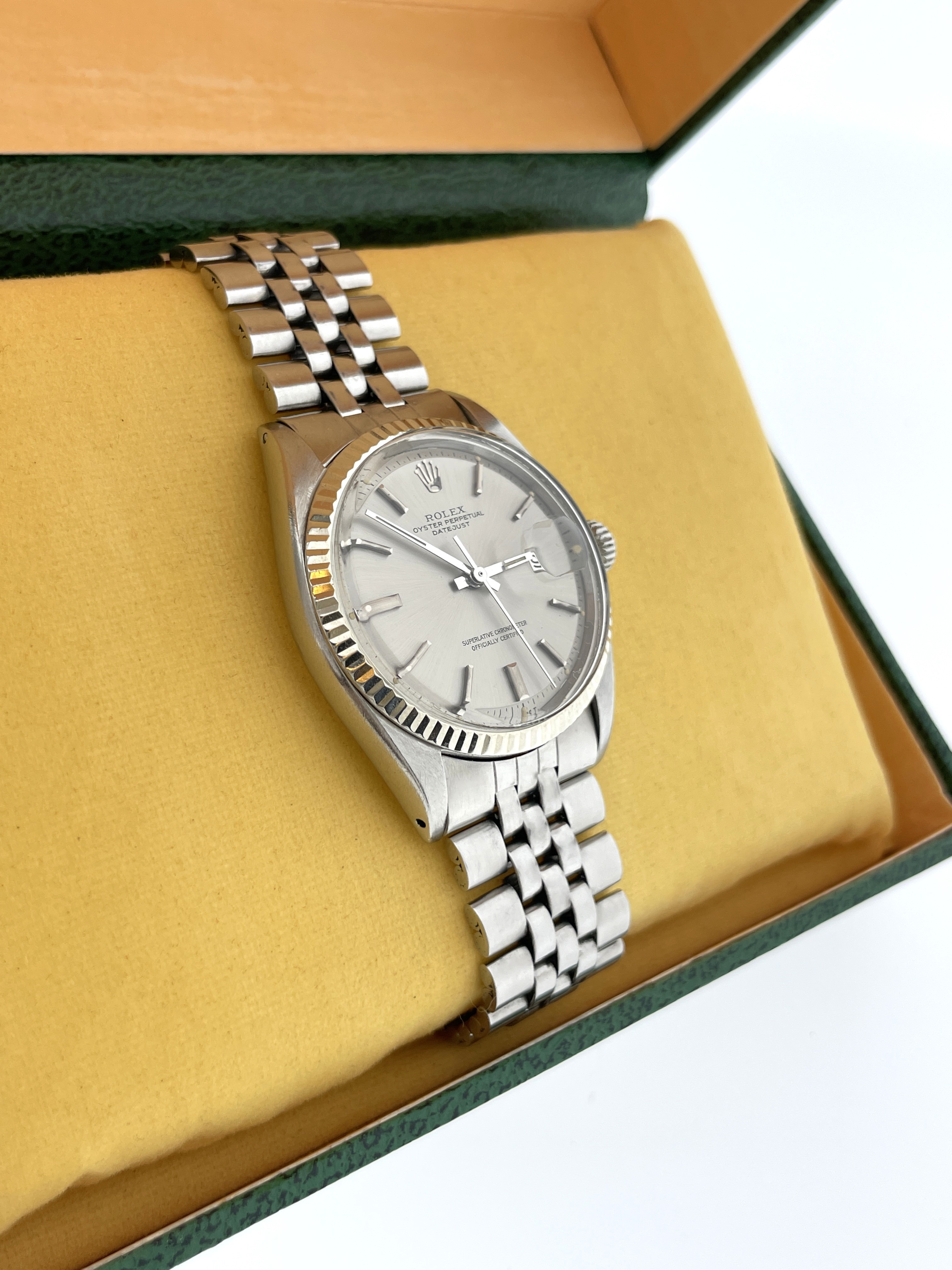 Rolex Oyster Perpetual Datejust 1601 Pie Pan 36 mm / 1971