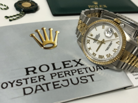 Rolex Datejust White Roman Dial 36 mm - 1996 / Inclusief Garantie