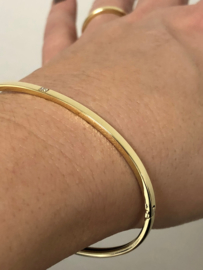 Desiree 14 K Gouden Slaven Armband Briljantgeslepen Diamant