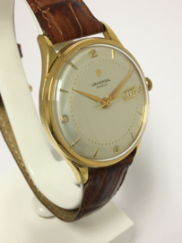 18 K Gouden Universal Monodate Caliber 267 G - Bumper Automaat - Jaren '50