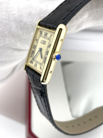 Must de Cartier Tank Large 681006 Quartz Ivory Roman Dial - Incl Cartier Garantie