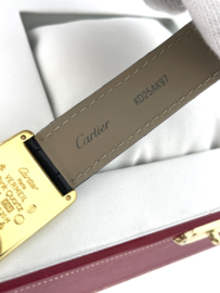 Must de Cartier Tank Large Model Quartz Roman Dial Pin Buckle - 78389 Vermeil