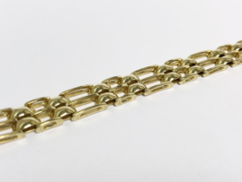 14 K Gouden Schakel Armband - 18 cm / 17,05 g