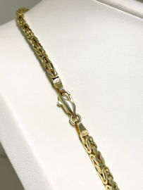 14 Karaat Massief Gouden Koningsketting Byzantijns 60 cm / 65,2 g