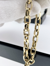 14 Karaat Gouden Anker Schakel Armband - 19.5 cm / 12.2 g / ca 8 mm