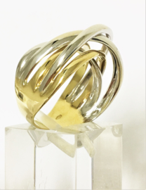 18 K Bicolor Gouden Fantasie Ring - 9,34 g
