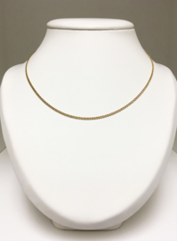 14 K Rosé Gouden Gourmet Collier (verstelbaar) - 44/52 cm