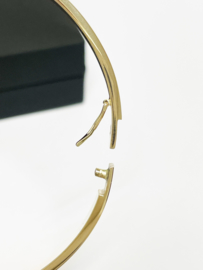 Nol Coopmans Handgemaakt 14 K Massief Gouden Slaven Armband - 21,38 g / 17,5 cm