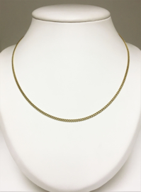 14 K Gouden Gourmet Schakel Collier - 47 cm / 7,4 g