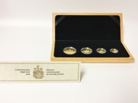 Commemorative Maple Leaf Issue - Set Gouden Maple Leaf in Cassette PROOF