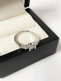 Le Chic 14 K Witgouden Ring 0.9 crt Briljantgeslepen Diamant F/ VVS1