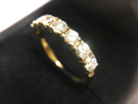 18 K Gouden Rijring 0.85 crt Briljantgeslepen Diamant H/VVS