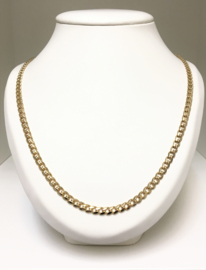 14 K Massief Gouden Gourmet Ketting - 65 cm / 44,3 g
