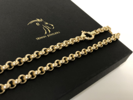 14 K Gouden Jasseron Slot Collier - 45 cm / 29,5 g