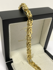 18 K Massief Gouden Koningsarmband - 24.5 cm / 40.2 g / 5 mm