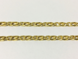 14 K Gouden Gucci Schakel Ketting - 57,5 cm / 13,55 g