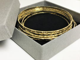 Set  14 K Gouden Rinkel Armbanden (7x) - 44,51 gram