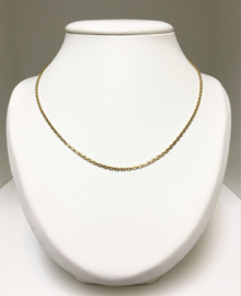 18 K Gouden Anker Collier (verstelbaar) - 41/46 cm