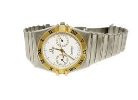 Omega Constellation XL Day Date  Staal / Goud  - 34 mm Omega Box