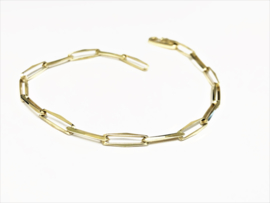 14 K Gouden Closed Forever Schakel Armband - 18,5 cm / 4,8 g