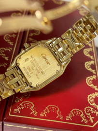 Cartier Panthere Art Deco Diamond Opaline Roman Dial Incl Documentatie / 2 Jaar Garantie Cartier