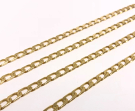 14 K Gouden Gourmet Schakel Ketting - 60 cm / 15,55 g