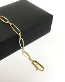 14 K Gouden Closed Forever Schakel Armband - 20 cm / 5 g