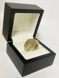 Grove 14 K Gouden Heren Rolex Ring Carré - Mt 20,5