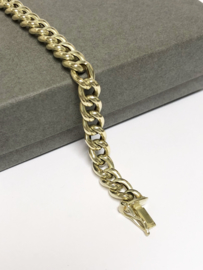 14 K Gouden Gourmet Schakel Armband - 20 cm / 8,25 g