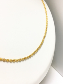 14 K Gouden Koord Ketting - 60 cm / 3,2 g