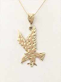 14 K Gouden Hanger - Adelaar (bewerkt)