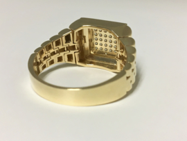 14 K Gouden Heren Rolex Ring - 8,2 g