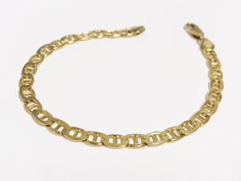 14 K Gouden Gucci Schakel Armband - 21 cm / 11,5 g