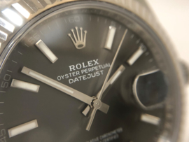 Rolex Datejust 2018 Grey Dial 41 mm - Full Set Incl. Garantie