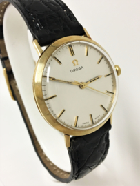 14 K Gouden Omega Dresswatch - Heren Polshorloge Jaren 60/70