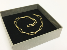 14 K Gouden Closed Forever Schakel Armband - 20 cm / 8,5 g