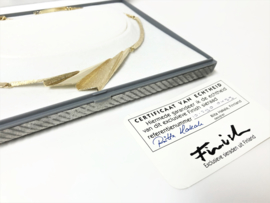 Fins Designer Riitta Hakala 14 K Gouden Collier - 42 cm / 25,32 g