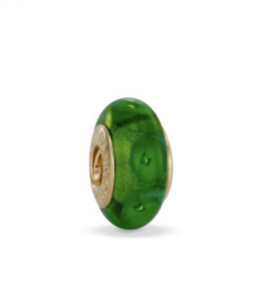 PANDORA 750405 Green Mystic Charm Murano Glas Bedel 14 K Goud