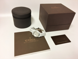 EBEL Lady Keramisch Quartz X1 2019 / Wit - Full Set