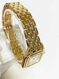 Cartier Panthere 4178 Lady Diamond 18 K Goud Quartz - Roman Dial