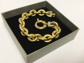 Grove 14 K Gouden Anker Schakel Slot Armband - 20 cm / 26,25 g