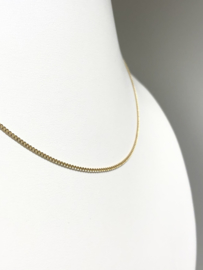 14 K Gouden Gourmet Collier - 43 cm / 1,5 mm